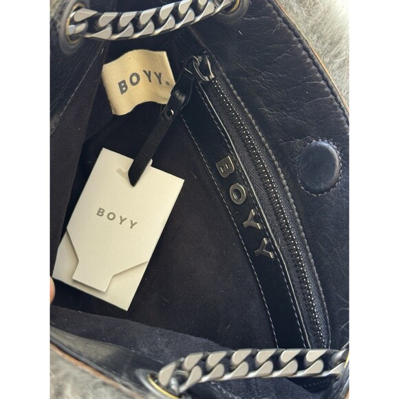 NWT BOYY Real Fur Bag With Sliding Adjustable Chain (A051) - Picture 4 of 8